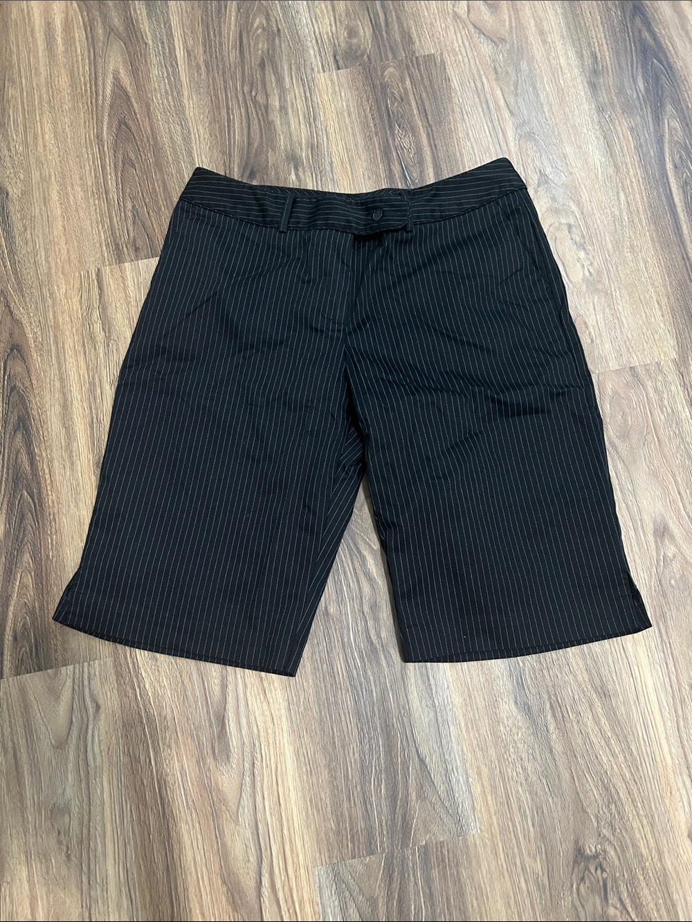 Worthington Black Pinstripe Women's Shorts